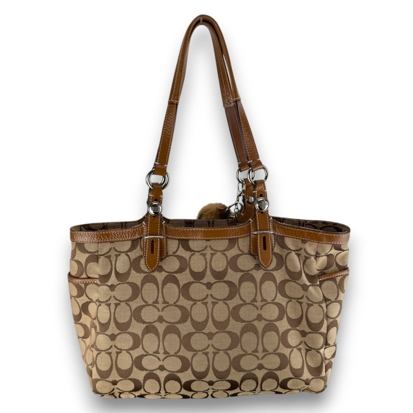 COACH SIGNATURE GALLERY TOTE BAG