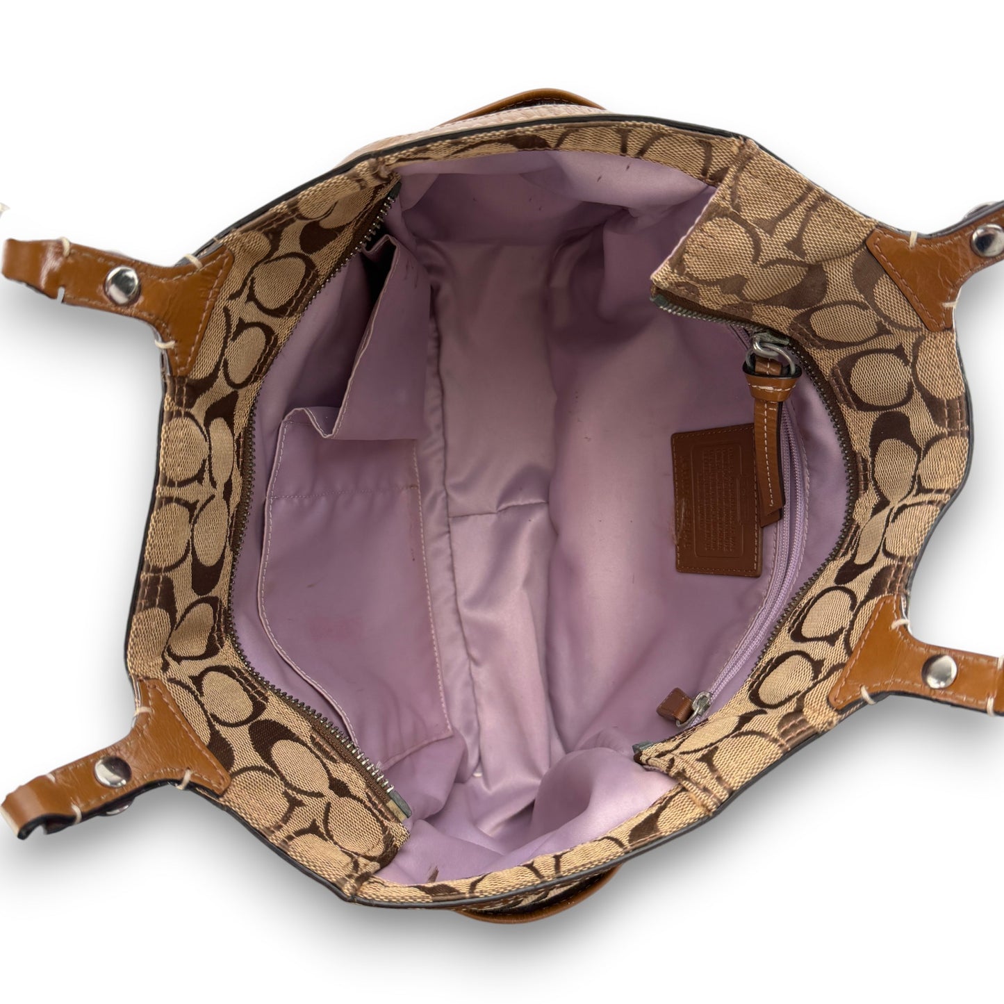 COACH SIGNATURE GALLERY TOTE BAG