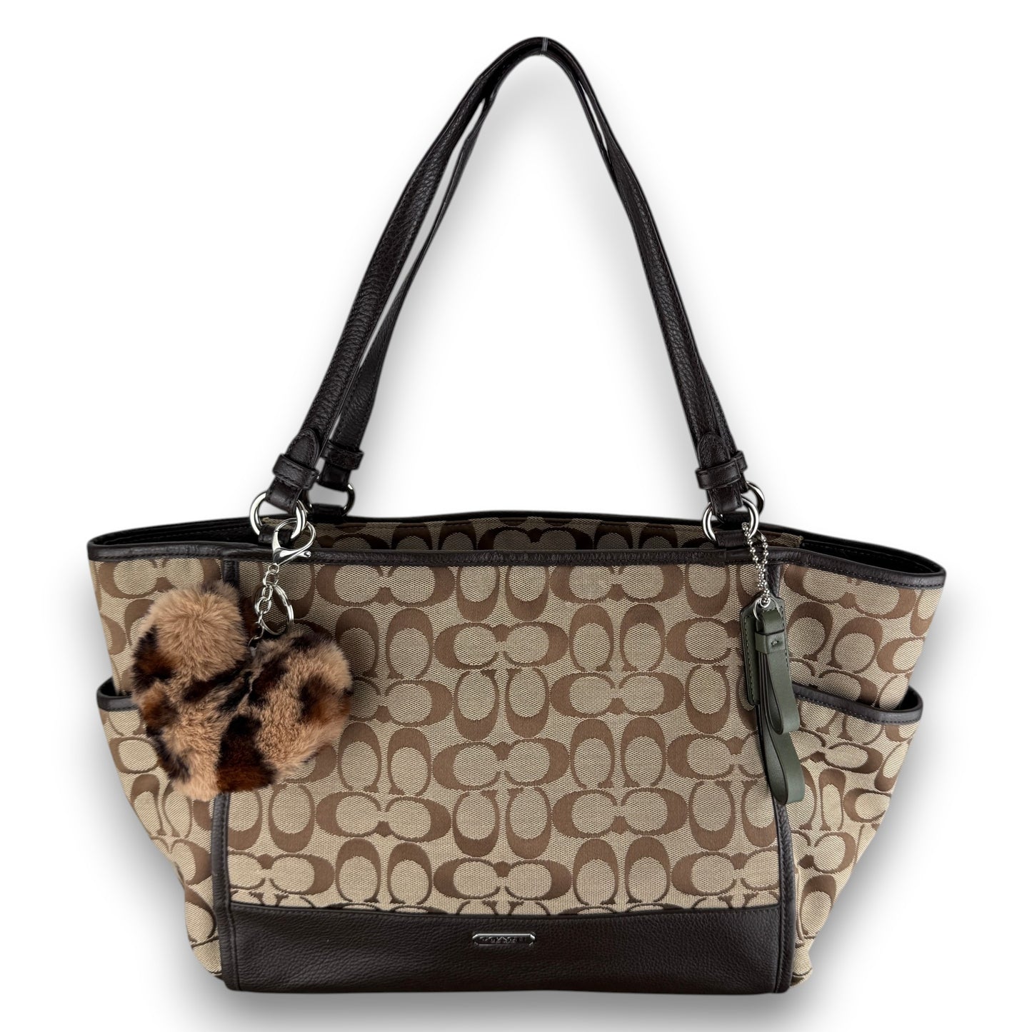 COACH SOHO PLEATED SIGNATURE TOTE 