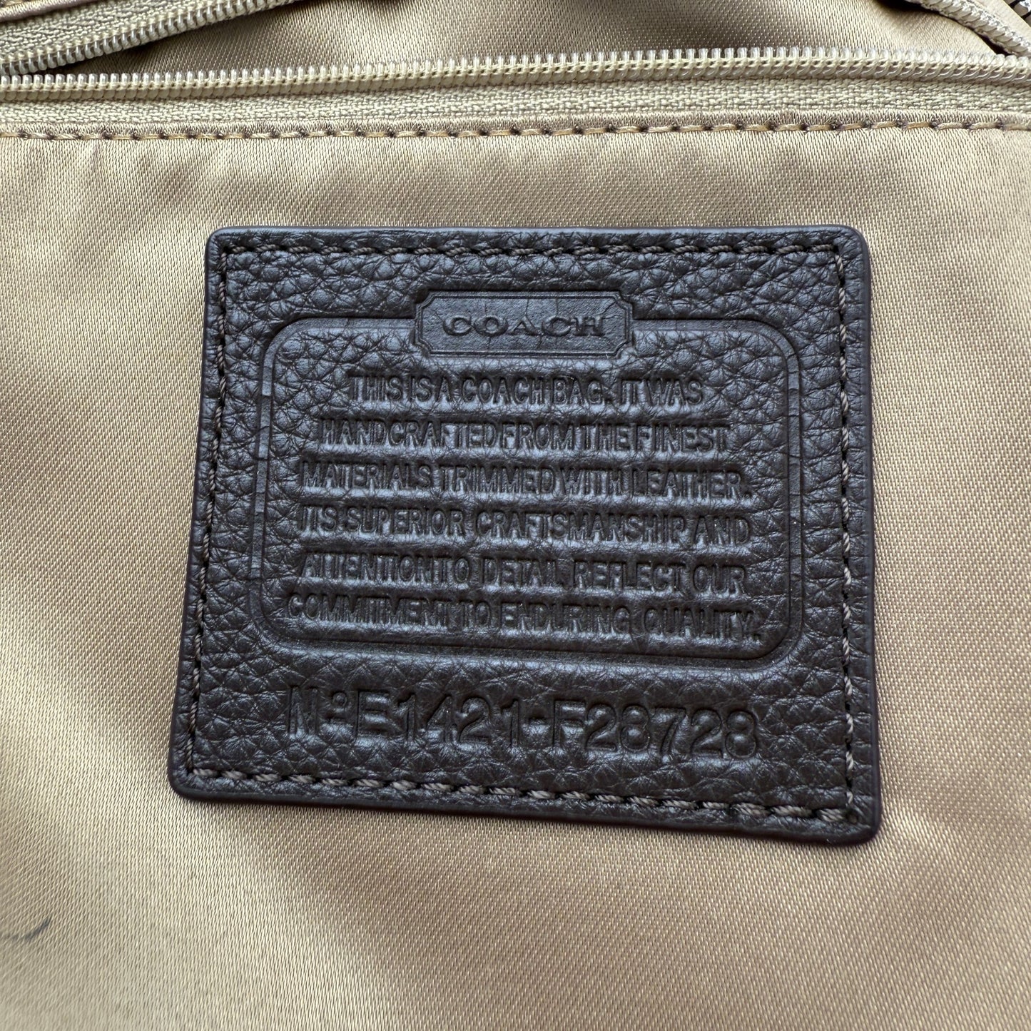 COACH SOHO PLEATED SIGNATURE TOTE 