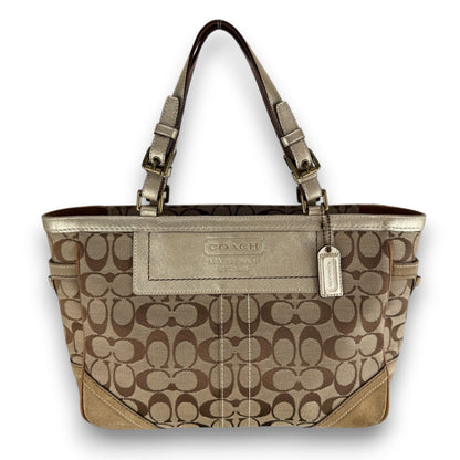 COACH SOHO PLEATED SIGNATURE TOTE 