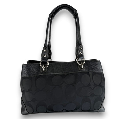 COACH SIGNATURE PENELOPE BLACK SHOULDER BAG