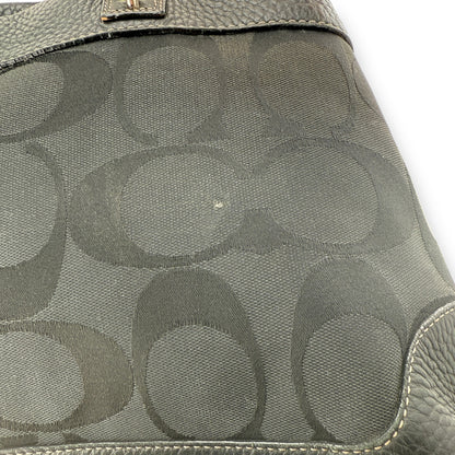 COACH SIGNATURE PENELOPE BLACK SHOULDER BAG