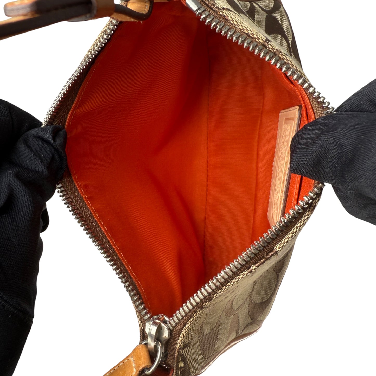 COACH SIGNATURE JACQUARD STRIPE BAG (LARGE) 