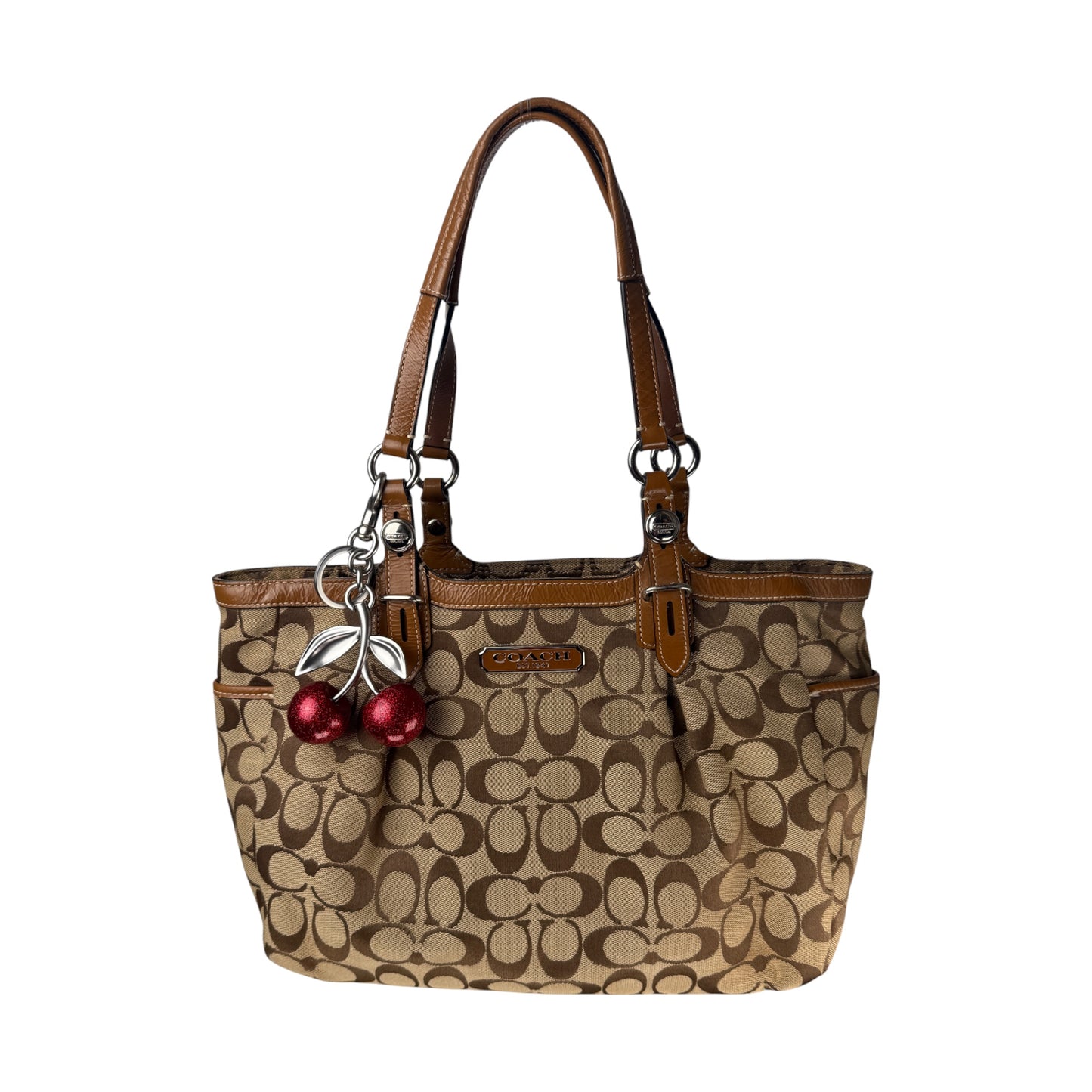 COACH SIGNATURE GALLERY TOTE SHOULDER BAG