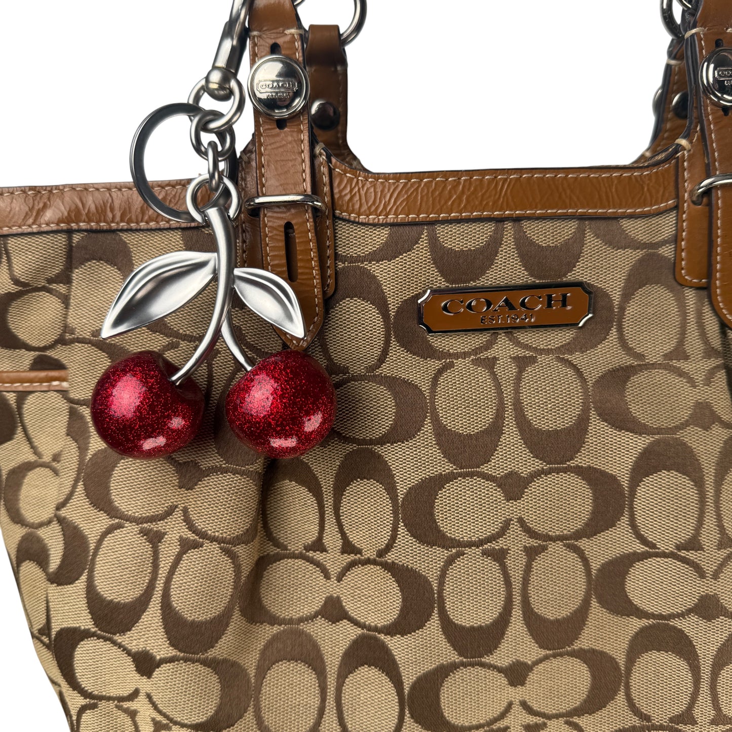 COACH SIGNATURE GALLERY TOTE SHOULDER BAG