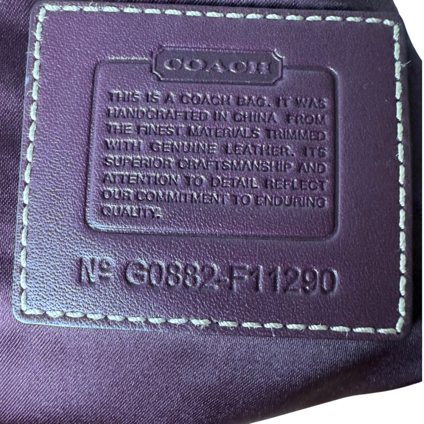 COACH SIGNATURE ERGO HOBO BAG