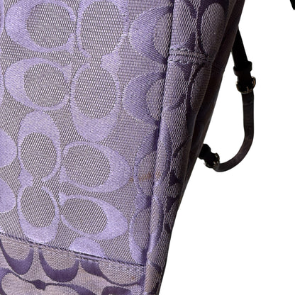 COACH SIGNATURE JACQUARD STRIPE BAG 