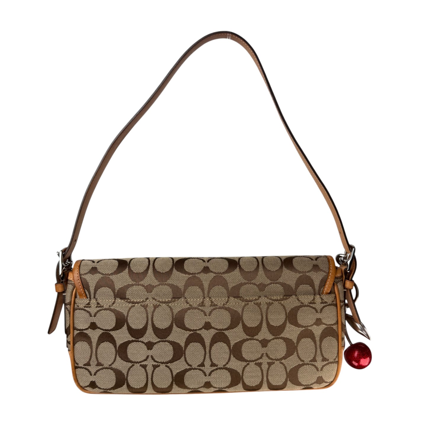 COACH SIGNATURE EAST WEST SHOULDER BAG