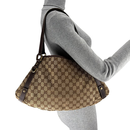 GUCCI GG CANVAS ABBEY D-RING TOTE BAG