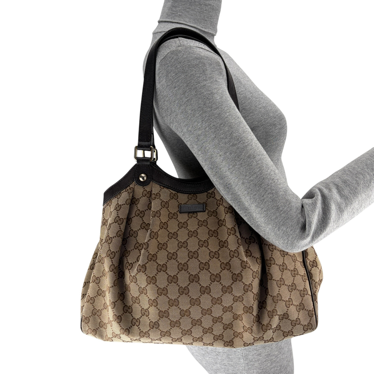 GUCCI MONOGRAM ABBEY BAG 