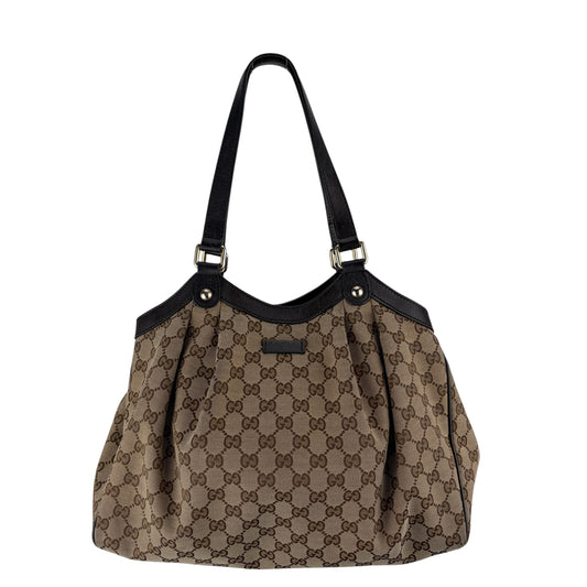 GUCCI GG CANVAS TOTE BAG