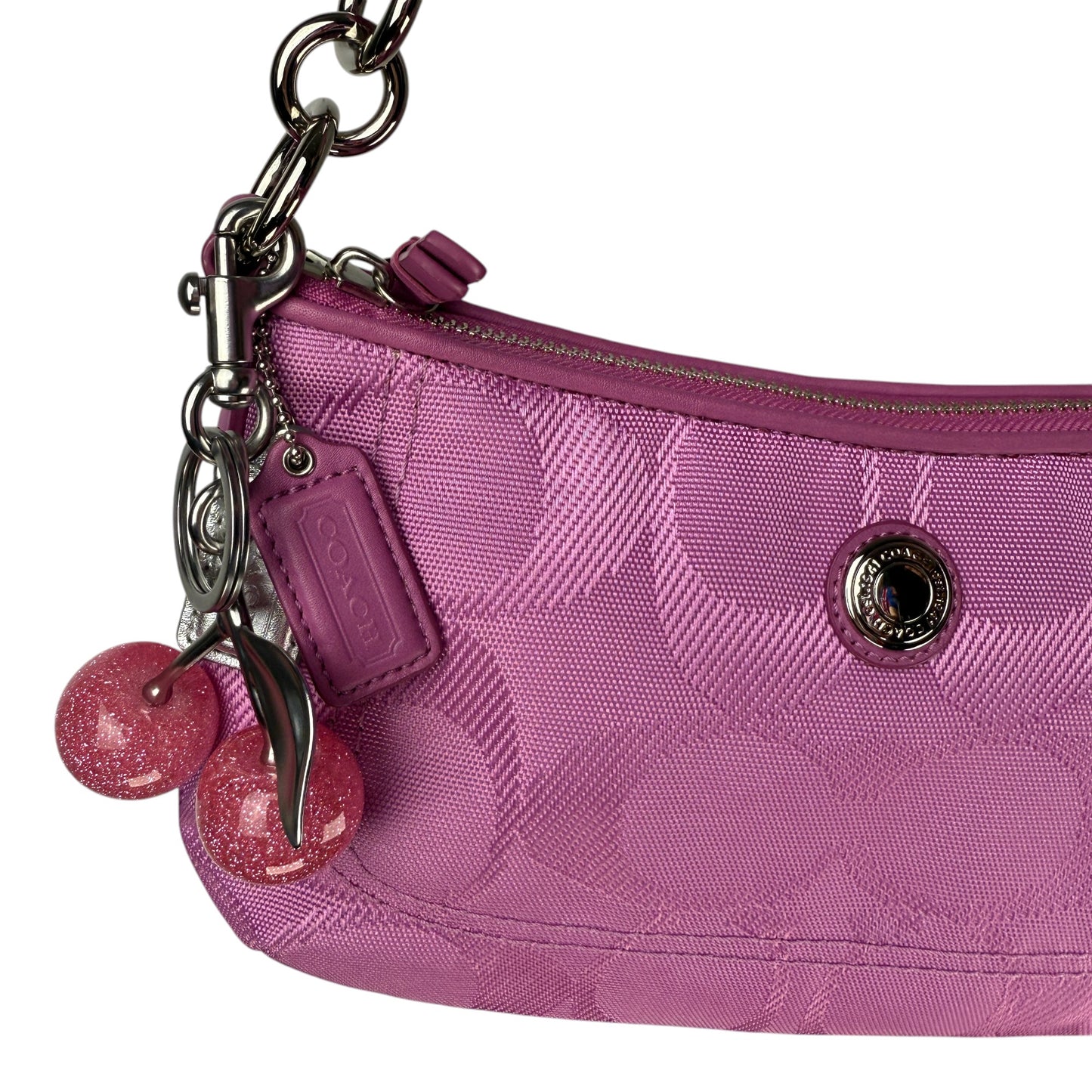 COACH SIGNATURE PINK 2WAY BAG