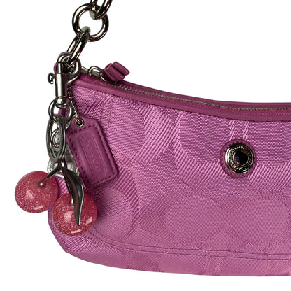 COACH SIGNATURE PINK 2WAY BAG