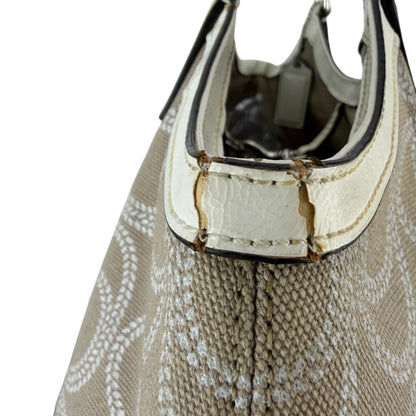 COACH SIGNATURE ROPE PRINT SHOULDER BAG