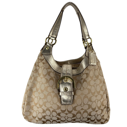 COACH SIGNATURE LYNN SOHO HOBO BAG LARGE