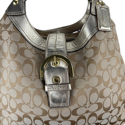 COACH SIGNATURE LYNN SOHO HOBO BAG LARGE