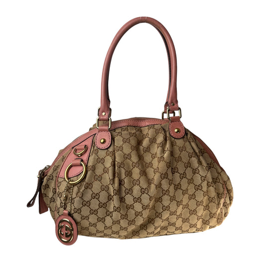 GUCCI GG MEDIUM SUKEY BOSTON BAG