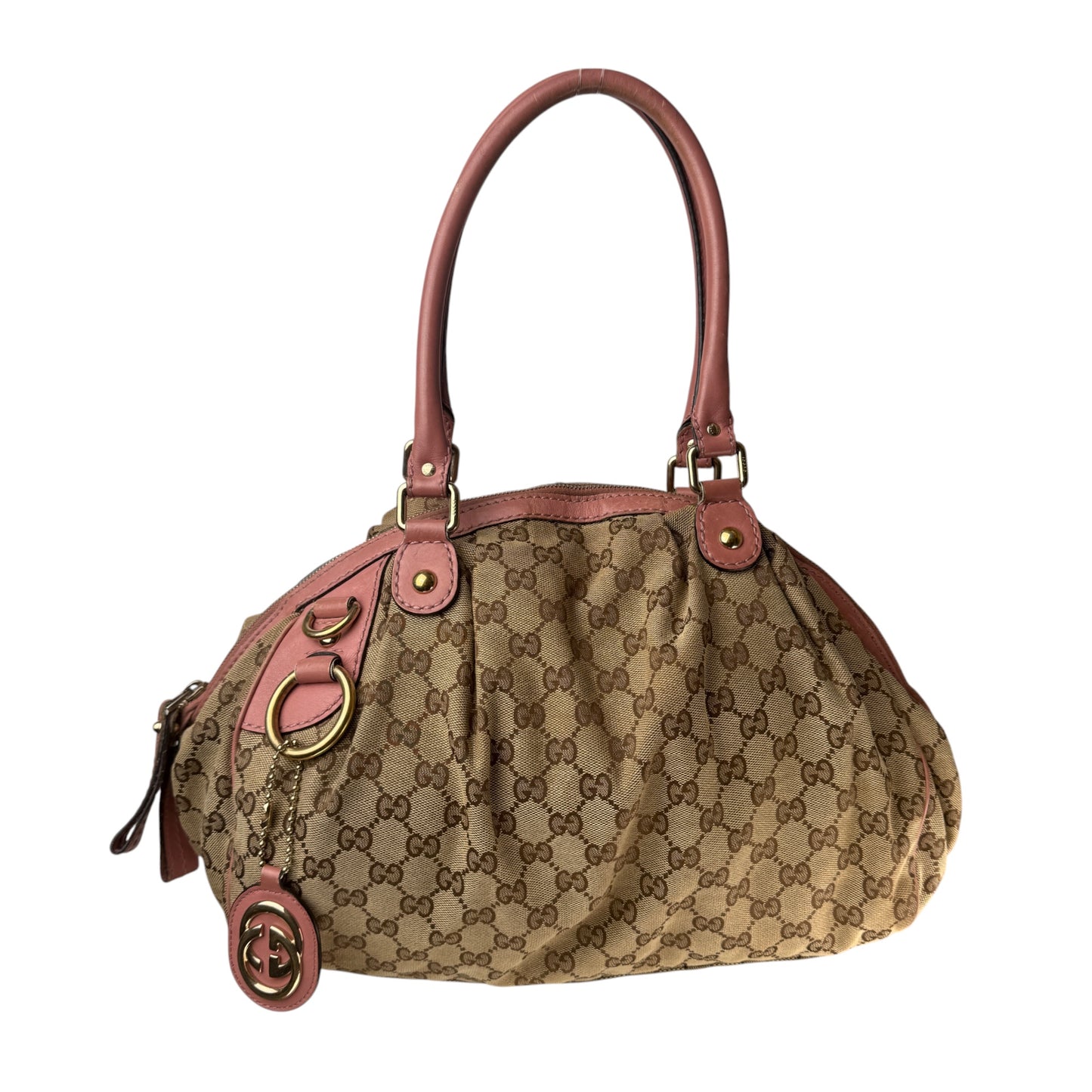 GUCCI GG MEDIUM SUKEY BOSTON BAG