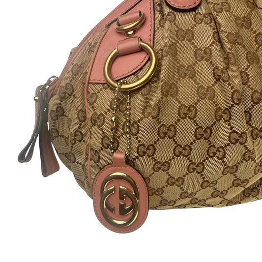 GUCCI GG MEDIUM SUKEY BOSTON BAG