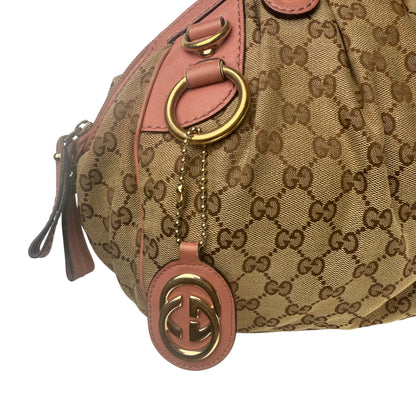 GUCCI GG MEDIUM SUKEY BOSTON BAG
