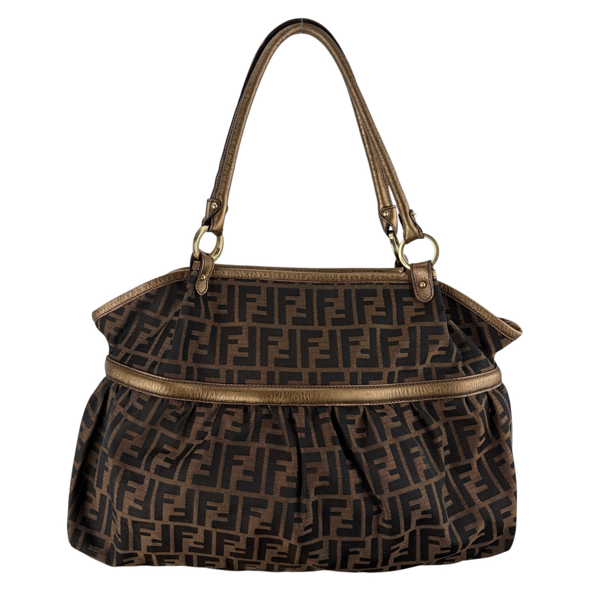 FENDI ZUCCA LARGE CHEF TOTE BAG