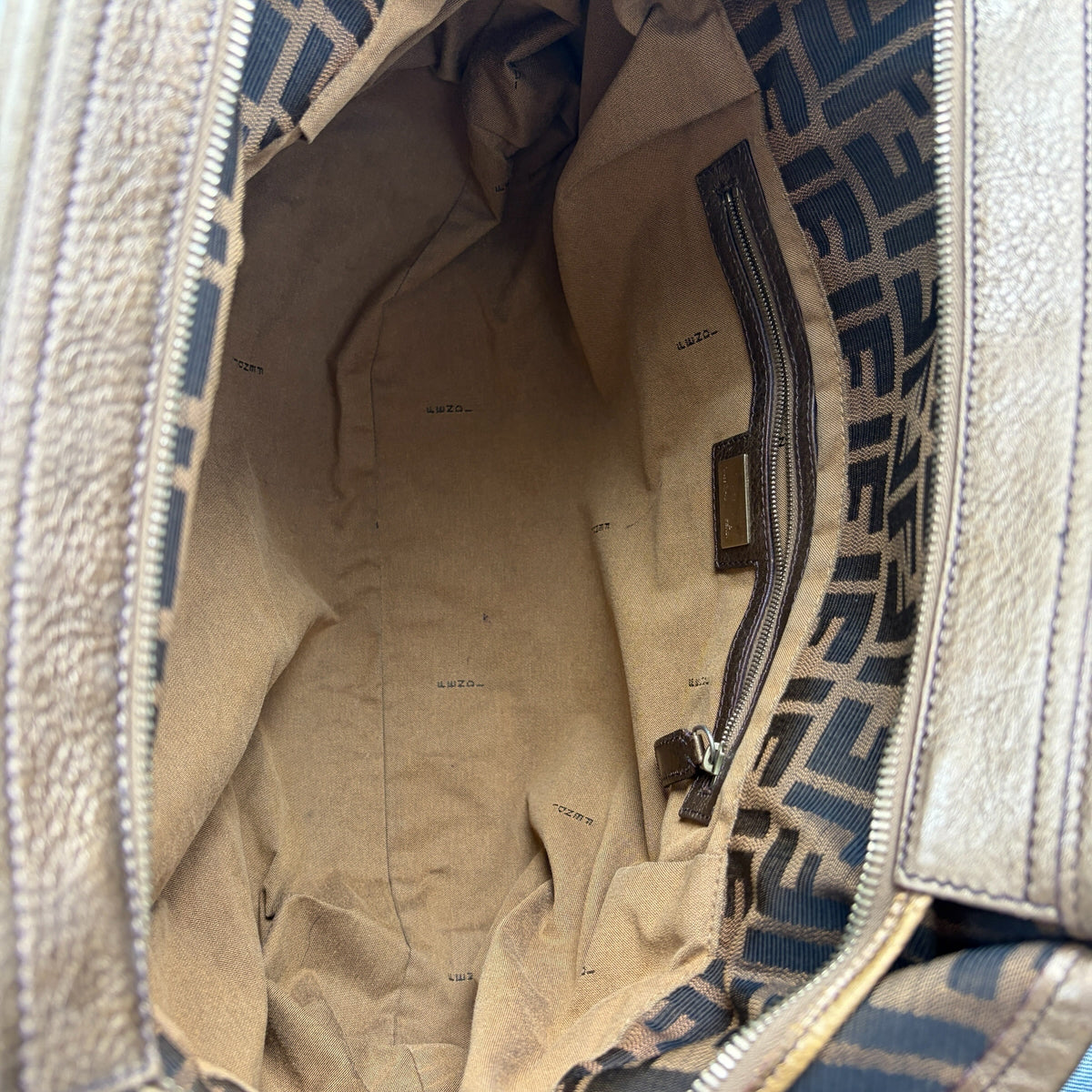 FENDI ZUCCA LARGE CHEF TOTE BAG