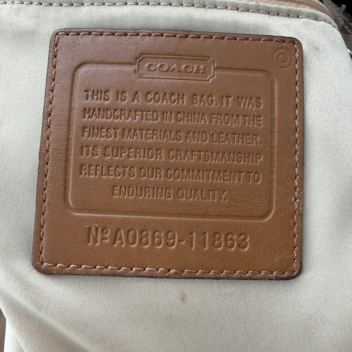 COACH SIGNATURE JACQUARD BRAIDED HANDLE SATCHEL BAG