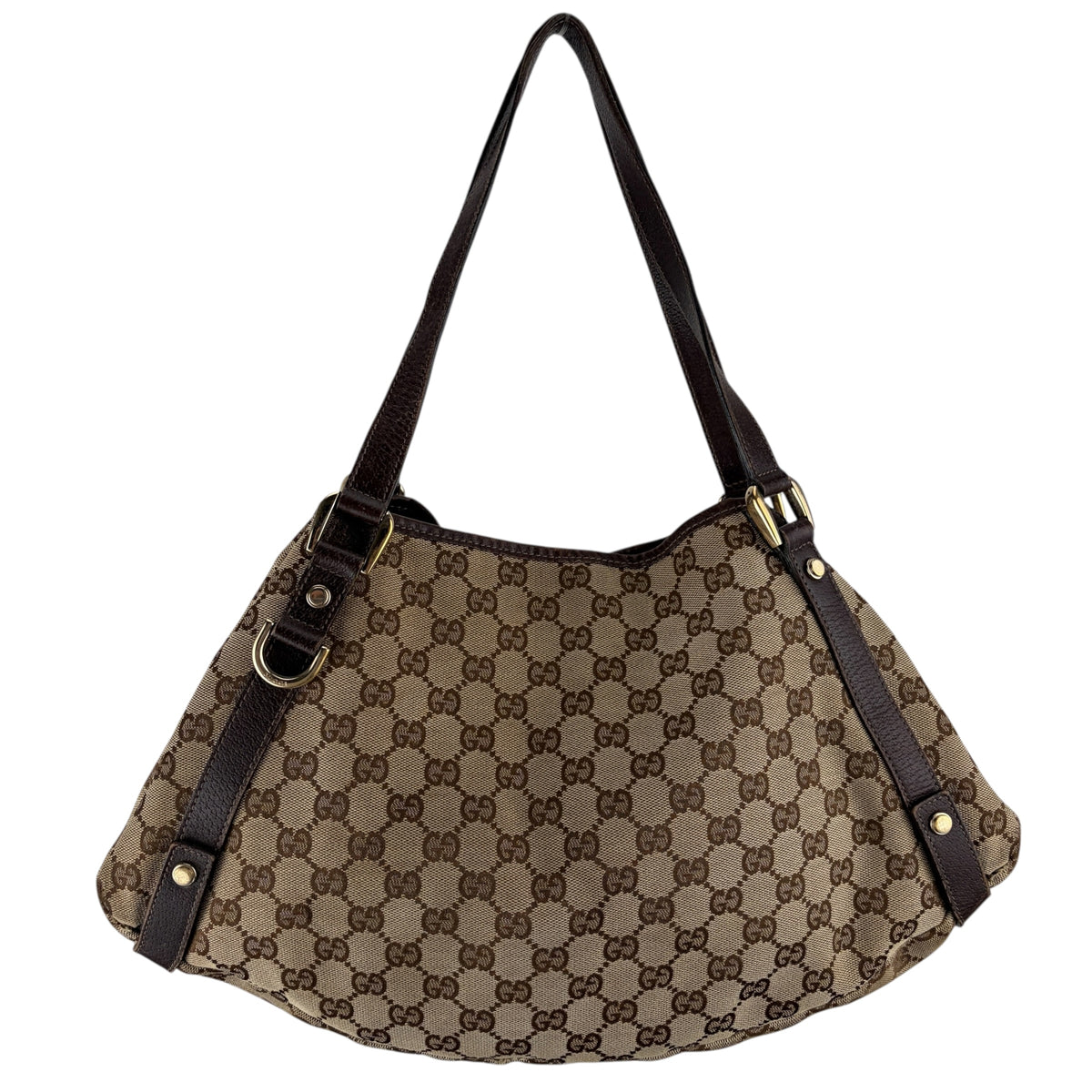 GUCCI GG CANVAS ABBEY D-RING TOTE BAG