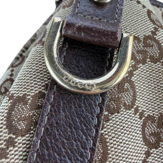 GUCCI GG CANVAS ABBEY D-RING TOTE BAG