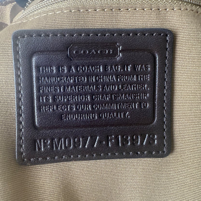 COACH SIGNATURE HAMPTON TURNLOCK TOTE BAG