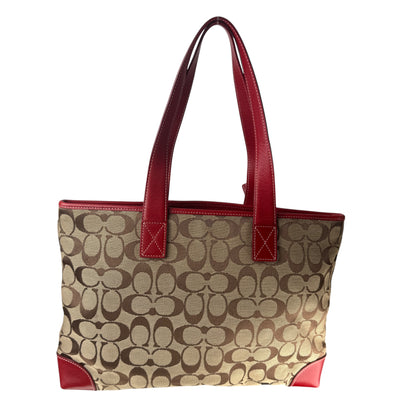 COACH SIGNATURE HAND BAG