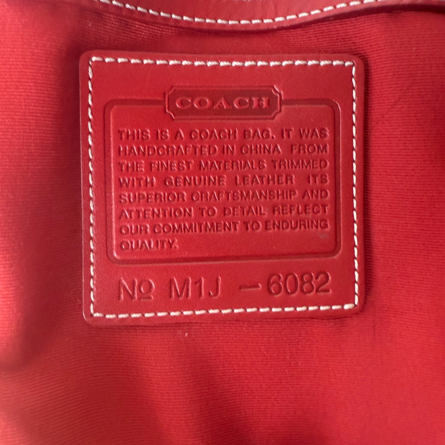 COACH SIGNATURE HAND BAG