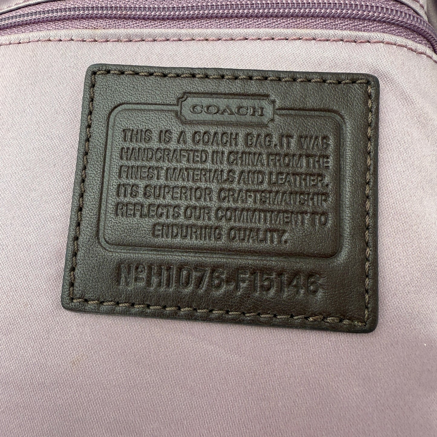COACH SIGNATURE JACQUARD STRIPE BAG (LARGE) 