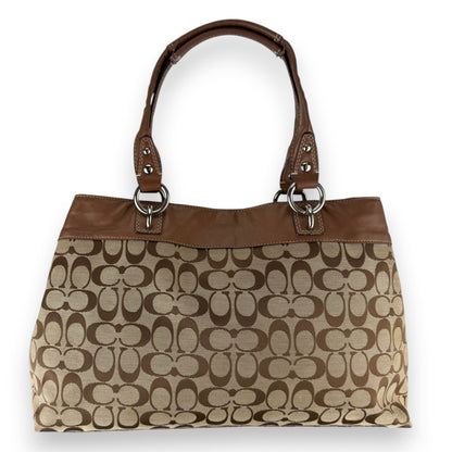 COACH SIGNATURE JACQUARD STRIPE BAG 
