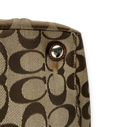 COACH SIGNATURE JACQUARD STRIPE BAG 