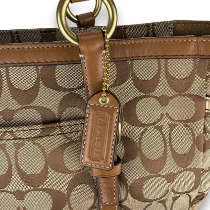 COACH SOHO PLEATED SIGNATURE TOTE 