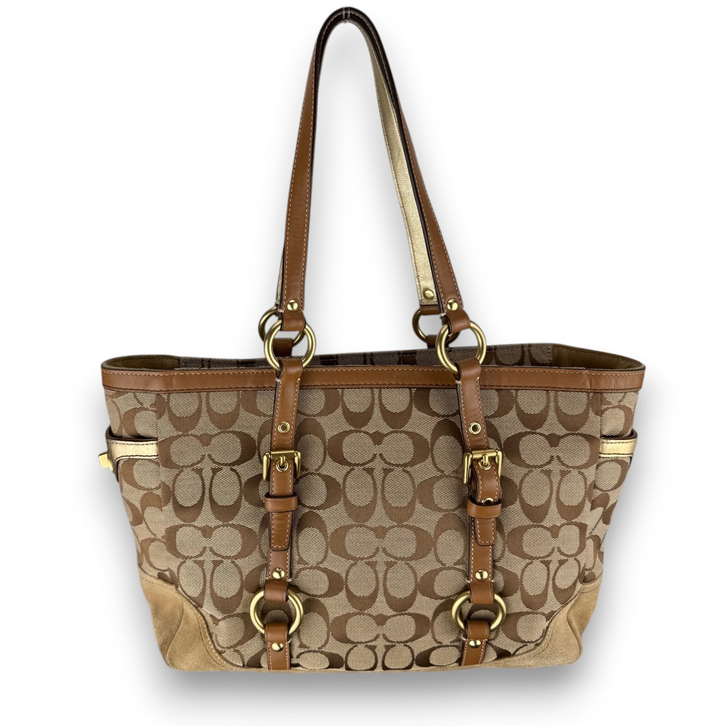 COACH SOHO PLEATED SIGNATURE TOTE 