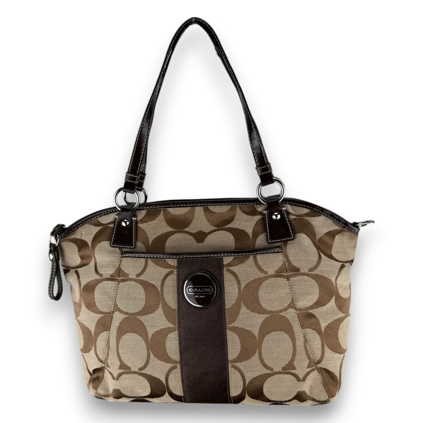 COACH SOHO PLEATED SIGNATURE TOTE 