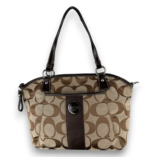 COACH SOHO PLEATED SIGNATURE TOTE 