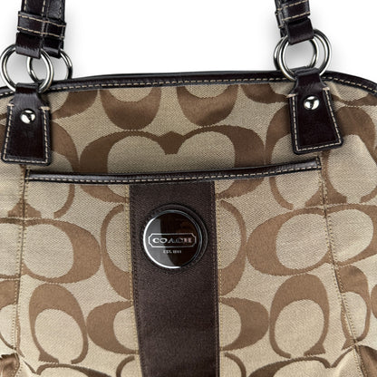 COACH SOHO PLEATED SIGNATURE TOTE 