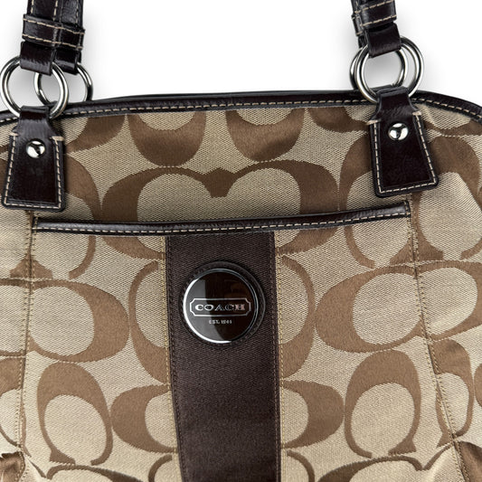 COACH SOHO PLEATED SIGNATURE TOTE 