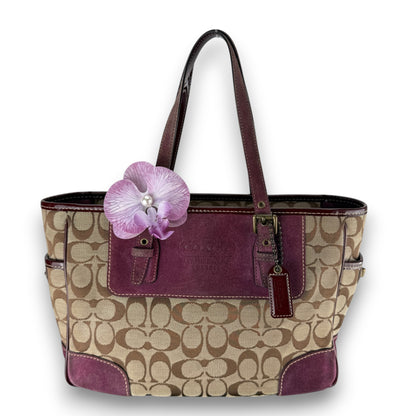 COACH SOHO PLEATED SIGNATURE TOTE 