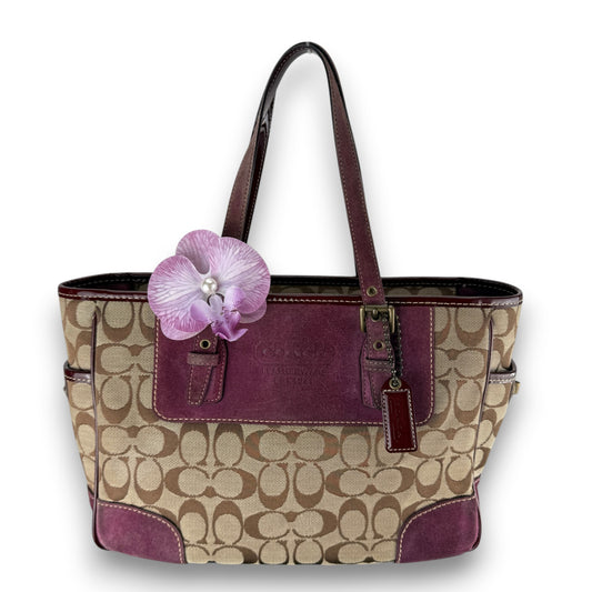 COACH SOHO PLEATED SIGNATURE TOTE 