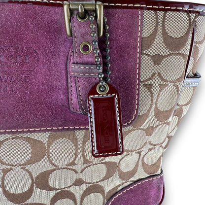 COACH SOHO PLEATED SIGNATURE TOTE 