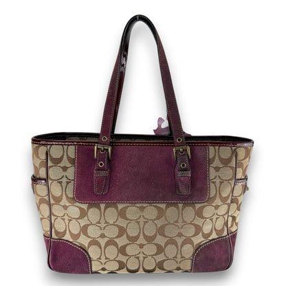 COACH SOHO PLEATED SIGNATURE TOTE 