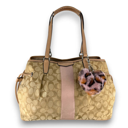 COACH SIGNATURE GALLERY TOTE SHOULDER BAG 