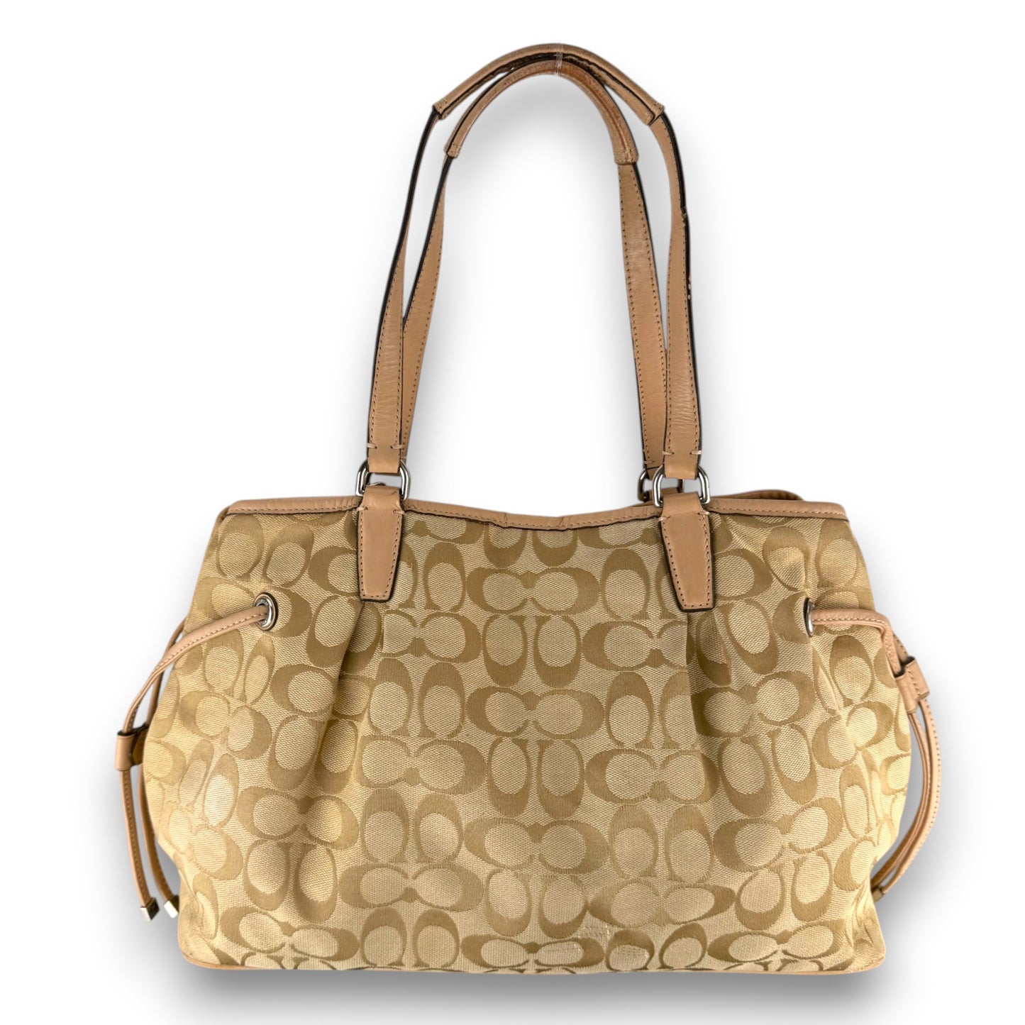 COACH SIGNATURE GALLERY TOTE SHOULDER BAG 