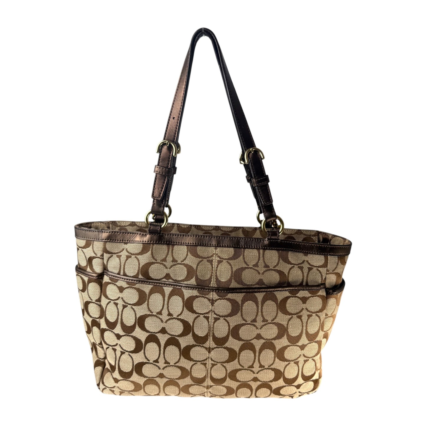 COACH SIGNATURE GALLERY TOTE BAG