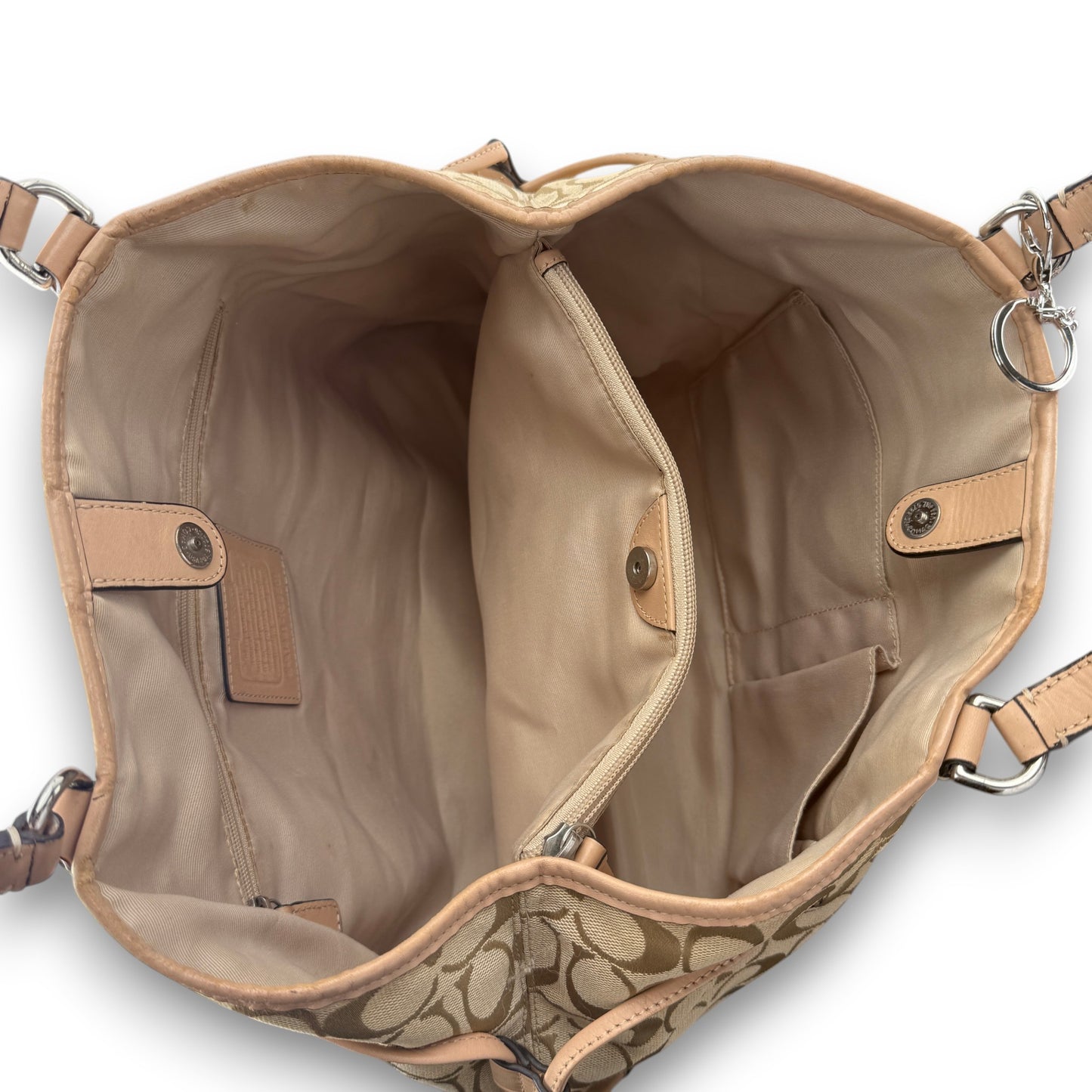 COACH SIGNATURE GALLERY TOTE SHOULDER BAG 